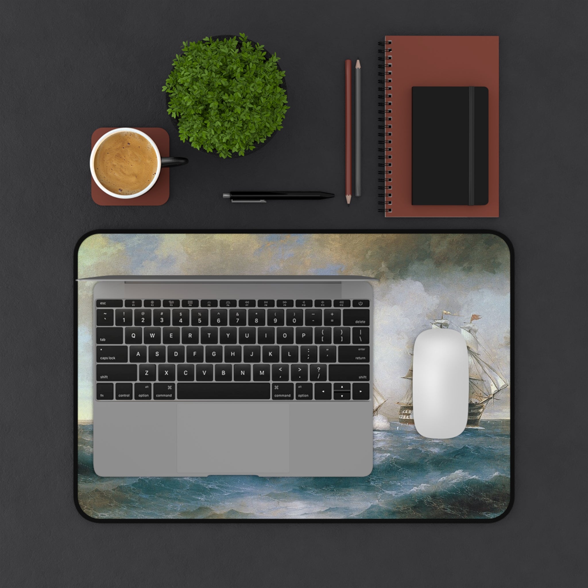Mouse Pad, Brig "Mercury" Attacked by Two Turkish Ships
